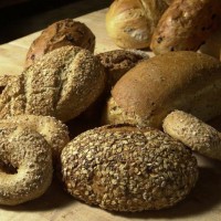 Отрубной хлеб в пекарне "Берекет"